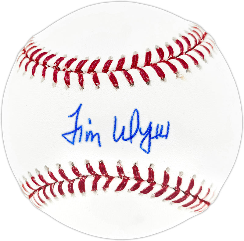 Jim Wynn Autographed Official MLB Baseball Houston Astros, Los Angeles Dodgers Beckett BAS QR Stock #265897