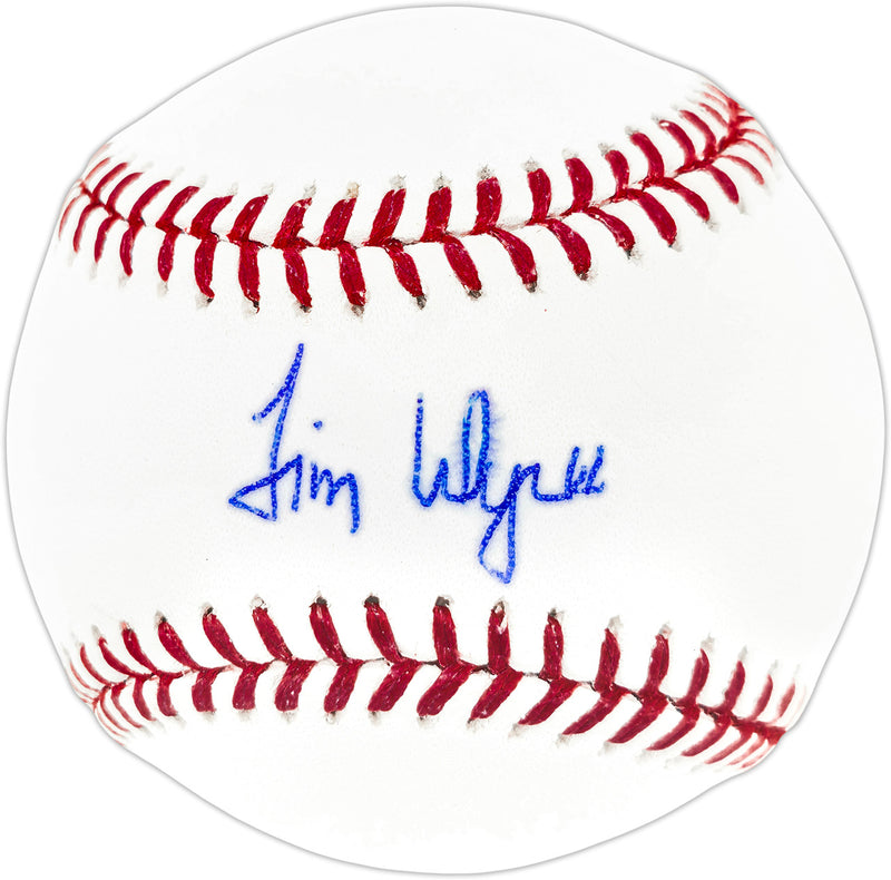 Jim Wynn Autographed Official MLB Baseball Houston Astros, Los Angeles Dodgers Beckett BAS QR Stock #265898