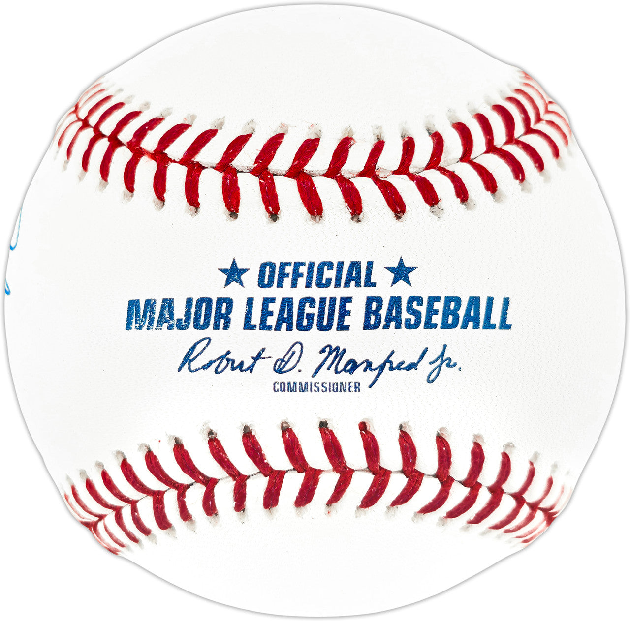 Fred McGriff Autographed Official Hall of Fame HOF Logo Baseball Atlanta Braves Beckett BAS Witness Stock #265899