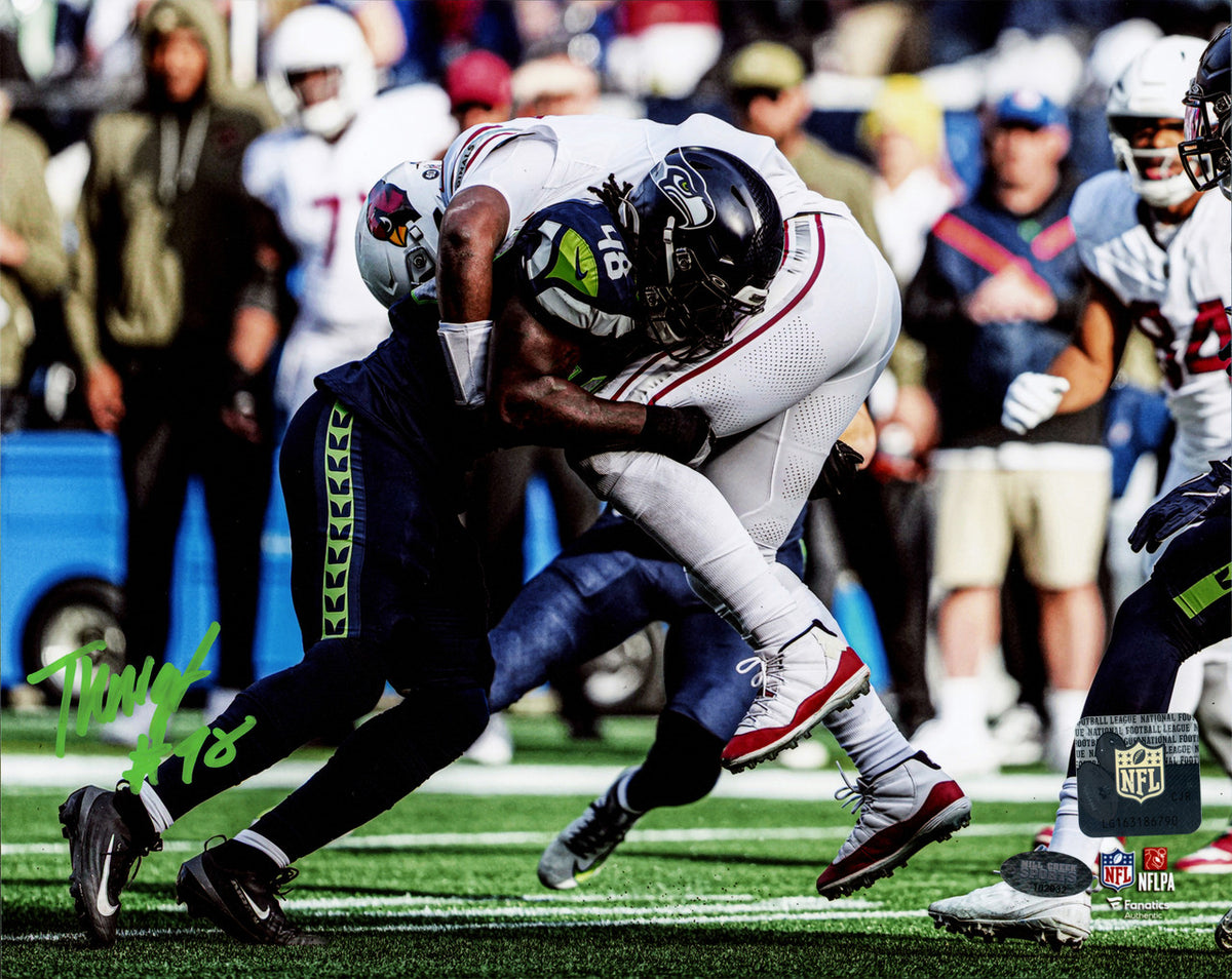 Tyrice Knight Autographed 8x10 Photo Seattle Seahawks Tackle MCS Holo Stock #265926