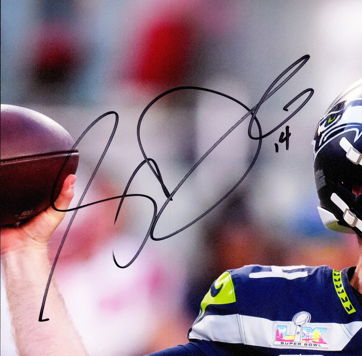 Sam Darnold Autographed 16x20 Photo Seattle Seahawks Beckett BAS Witness Stock #265933