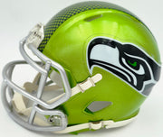 Josh Jobe Autographed Seattle Seahawks Flash Green Speed Mini Helmet MCS Holo Stock #265528