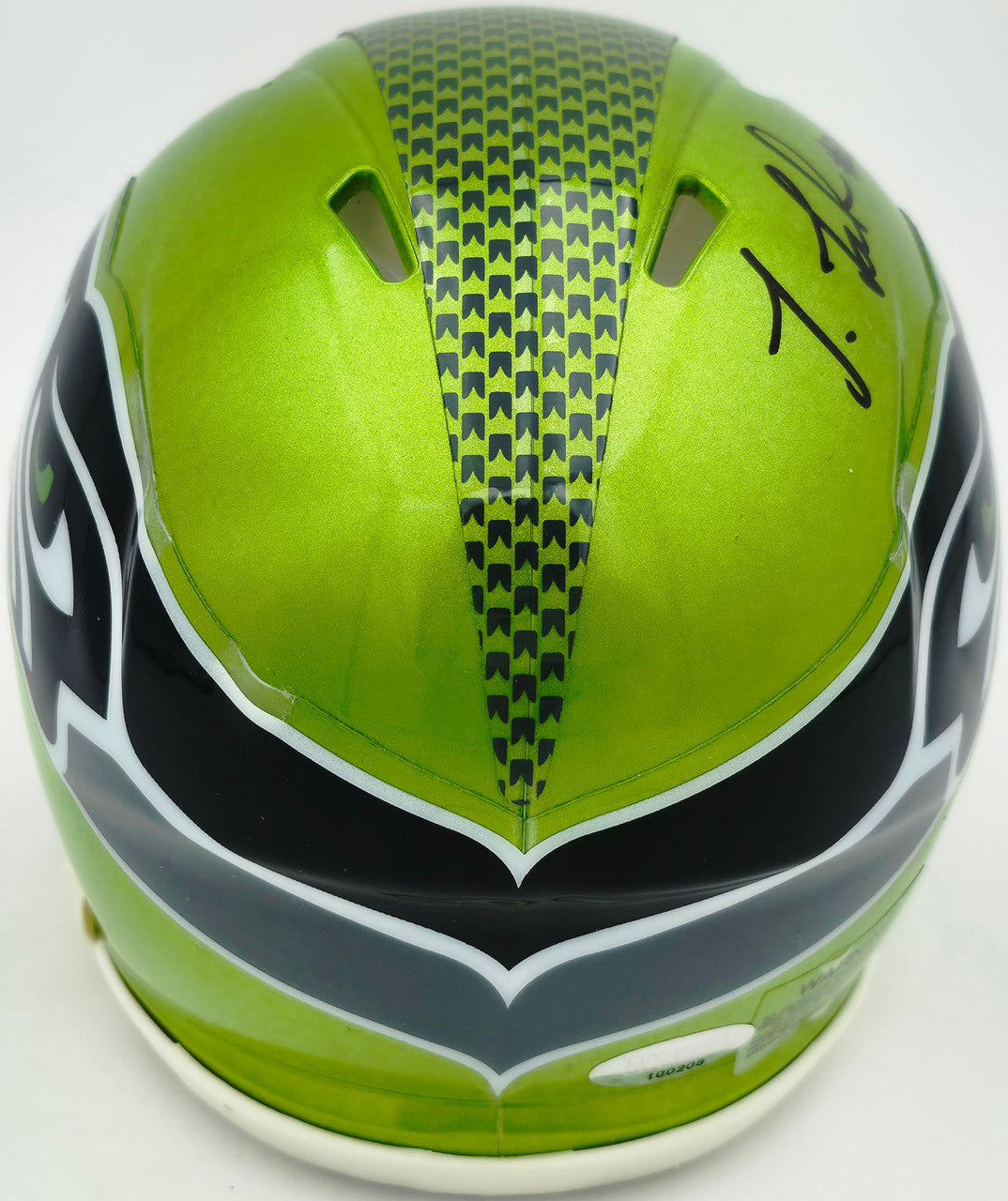 Josh Jobe Autographed Seattle Seahawks Flash Green Speed Mini Helmet MCS Holo Stock #265528