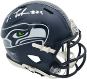 Josh Jobe Autographed Seattle Seahawks Blue Super Bowl LX Champions Logo Speed Mini Helmet MCS Holo Stock #265529