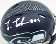 Josh Jobe Autographed Seattle Seahawks Blue Super Bowl LX Champions Logo Speed Mini Helmet MCS Holo Stock #265529