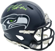 Josh Jobe Autographed Seattle Seahawks Blue Speed Mini Helmet MCS Holo Stock #265530