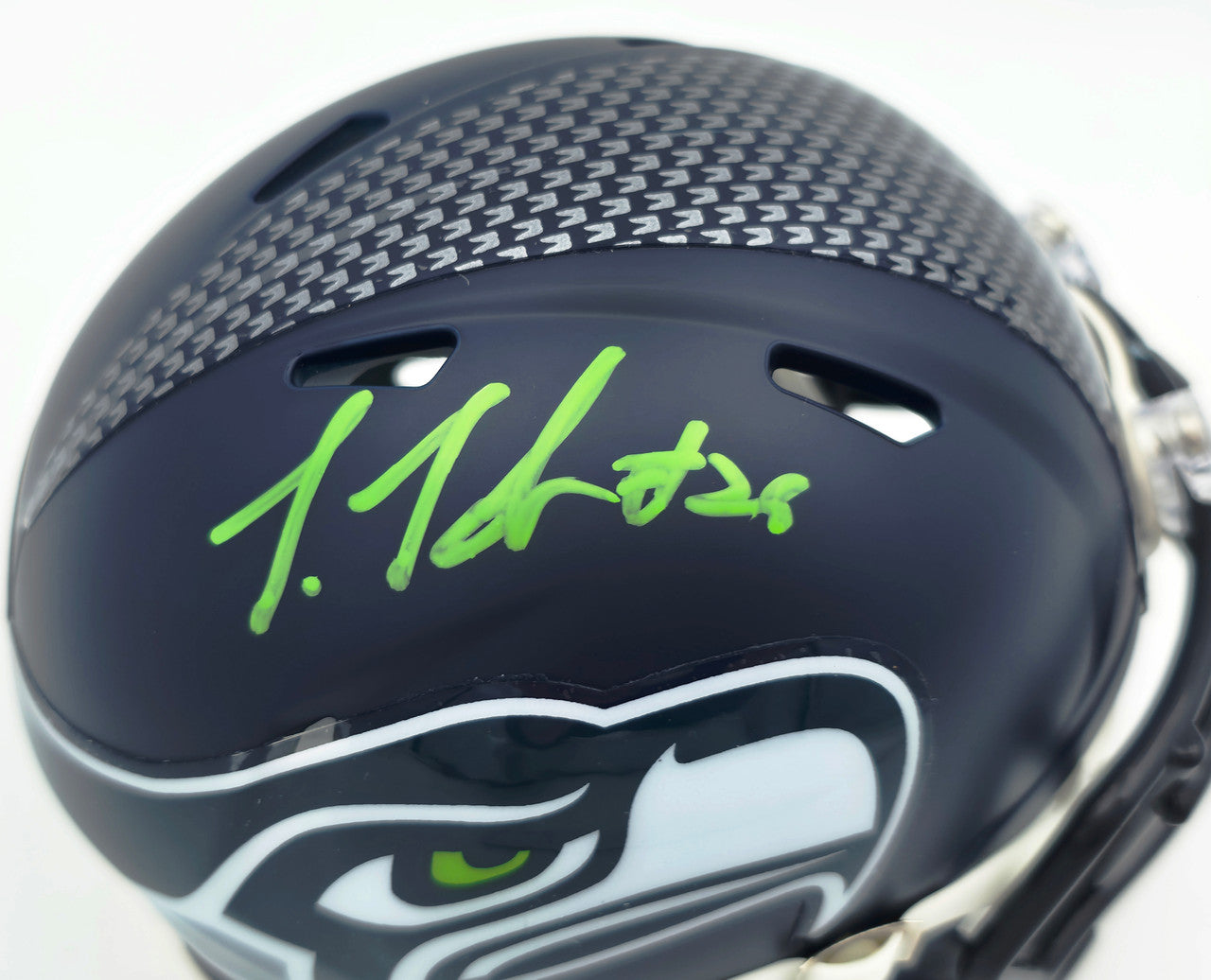 Josh Jobe Autographed Seattle Seahawks Blue Speed Mini Helmet MCS Holo Stock #265530