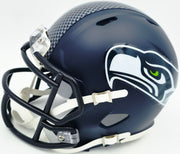 Josh Jobe Autographed Seattle Seahawks Blue Speed Mini Helmet MCS Holo Stock #265530