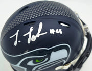 Josh Jobe Autographed Seattle Seahawks Blue Speed Mini Helmet MCS Holo Stock #265531