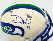 Devon Witherspoon Autographed Seattle Seahawks Cream Retro Speed Mini Helmet MCS Holo Stock #265535