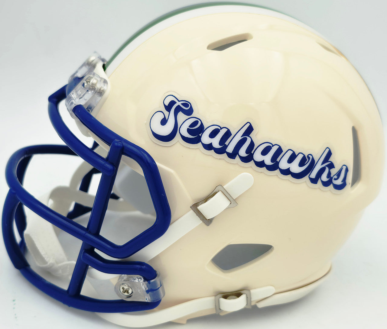 Devon Witherspoon Autographed Seattle Seahawks Cream Retro Speed Mini Helmet MCS Holo Stock #265535