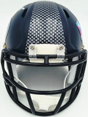Uchenna Nwosu Autographed Seattle Seahawks Blue Super Bowl LX Champions Logo Speed Mini Helmet MCS Holo Stock #265544