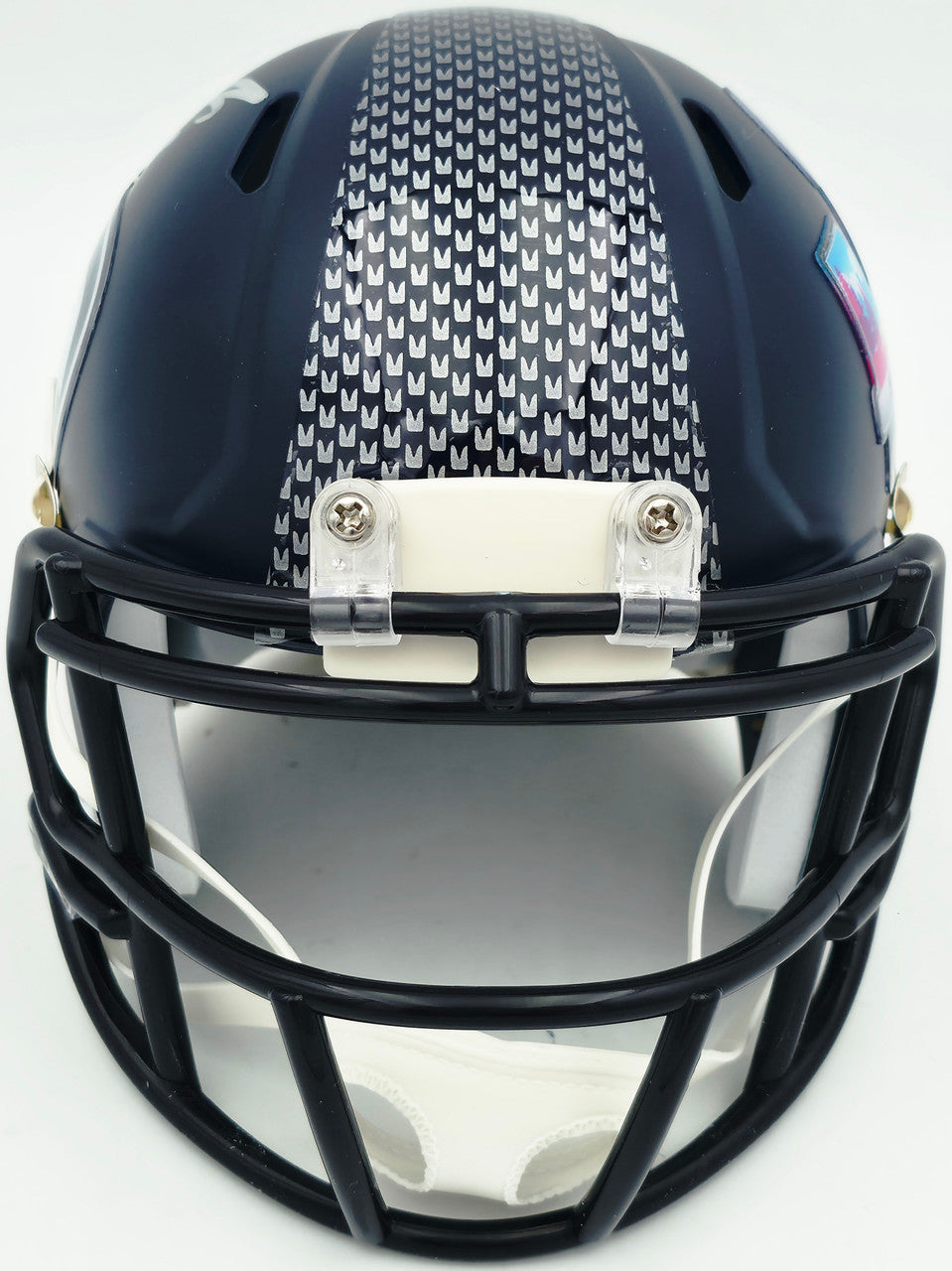 Uchenna Nwosu Autographed Seattle Seahawks Blue Super Bowl LX Champions Logo Speed Mini Helmet MCS Holo Stock #265544