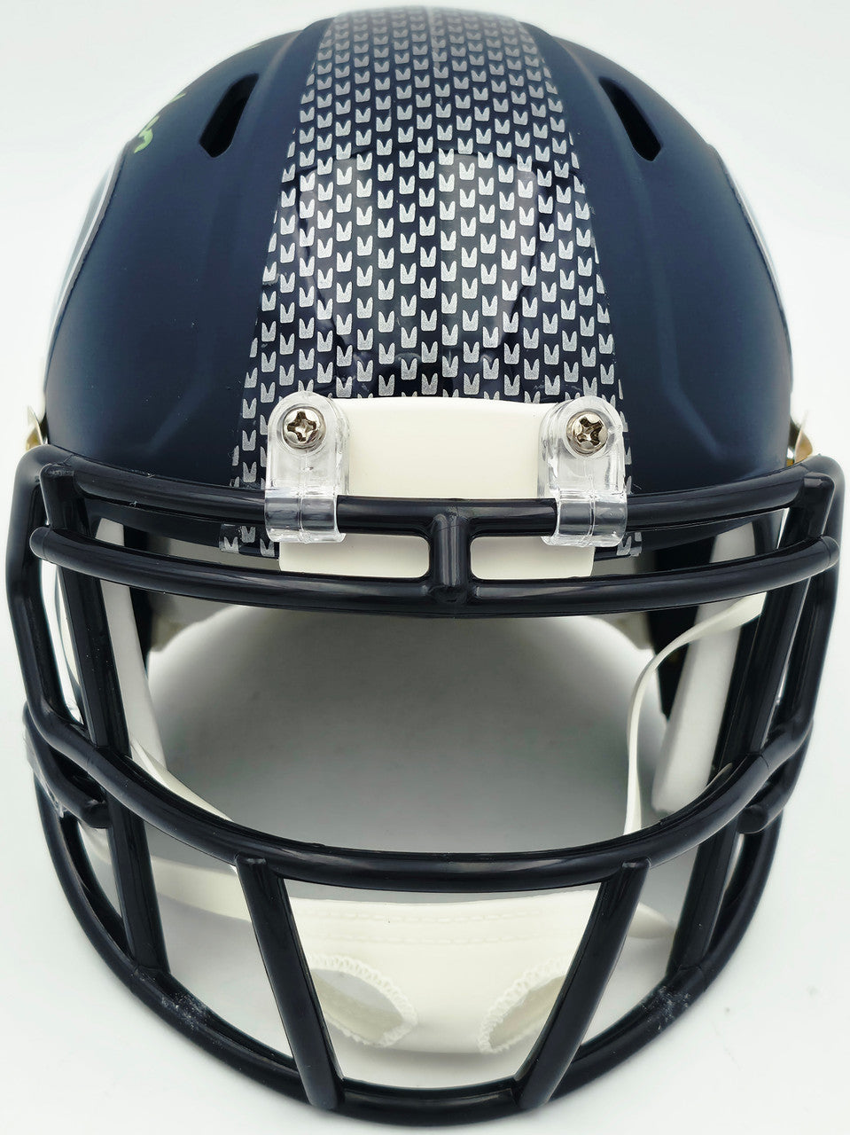 Rashid Shaheed Autographed Seattle Seahawks Blue Speed Mini Helmet MCS Holo Stock #265566