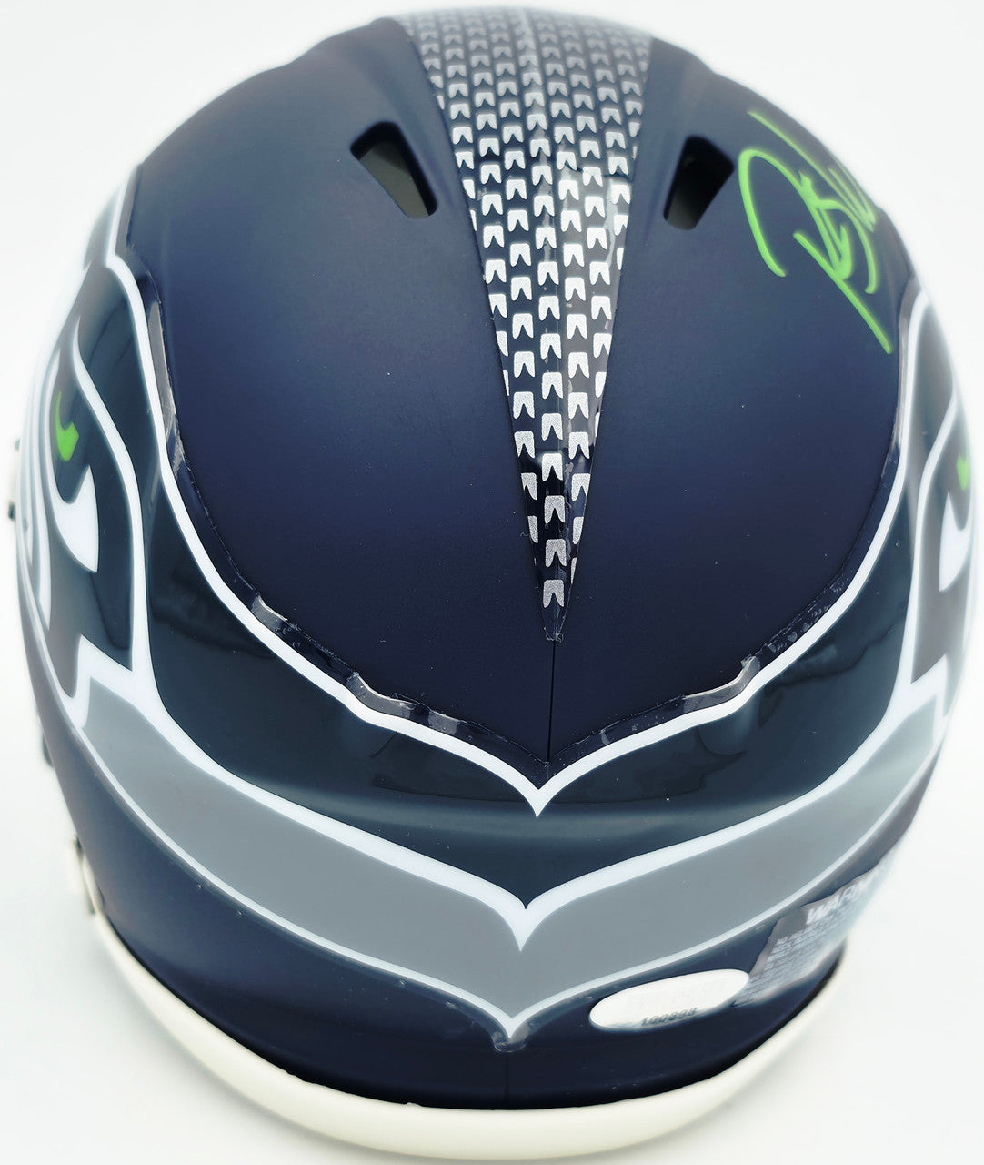 Rashid Shaheed Autographed Seattle Seahawks Blue Speed Mini Helmet MCS Holo Stock #265566