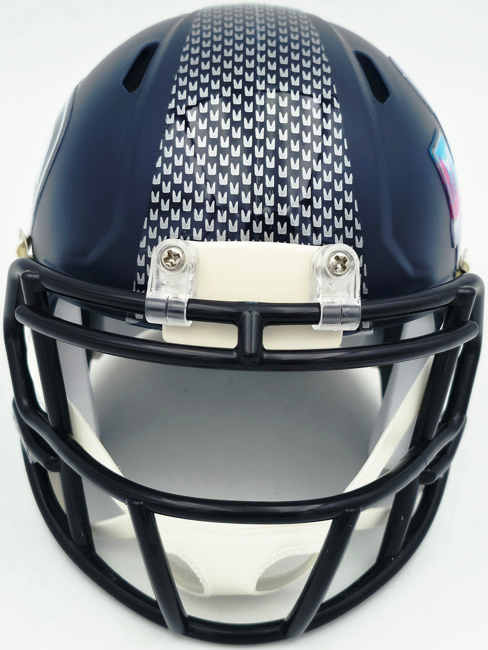 Rashid Shaheed Autographed Seattle Seahawks Blue Super Bowl LX Champions Logo Speed Mini Helmet MCS Holo Stock #265567