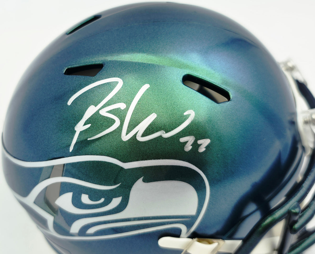 Rashid Shaheed Autographed Seattle Seahawks Rivalries Speed Mini Helmet MCS Holo Stock #265569