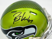 Rashid Shaheed Autographed Seattle Seahawks Flash Green Speed Mini Helmet MCS Holo Stock #265570
