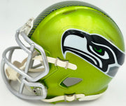Rashid Shaheed Autographed Seattle Seahawks Flash Green Speed Mini Helmet MCS Holo Stock #265570