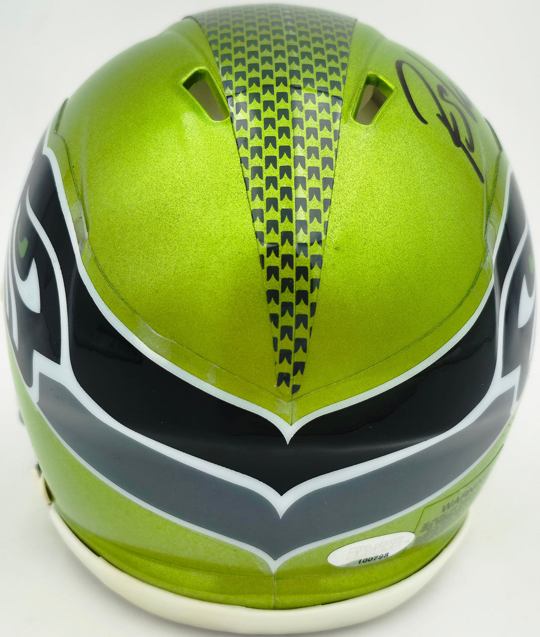 Rashid Shaheed Autographed Seattle Seahawks Flash Green Speed Mini Helmet MCS Holo Stock #265570