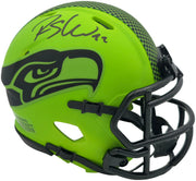 Rashid Shaheed Autographed Seattle Seahawks Rave Green Speed Mini Helmet MCS Holo Stock #265571