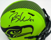 Rashid Shaheed Autographed Seattle Seahawks Rave Green Speed Mini Helmet MCS Holo Stock #265571