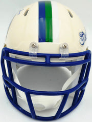Rashid Shaheed Autographed Seattle Seahawks Cream Retro Speed Mini Helmet MCS Holo Stock #265572