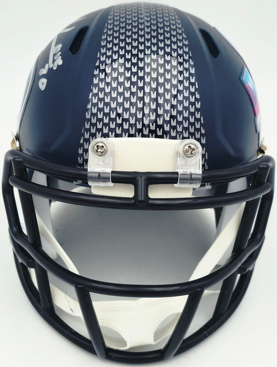 Julian Love Autographed Seattle Seahawks Blue Super Bowl LX Champions Logo Speed Mini Helmet MCS Holo Stock #265578