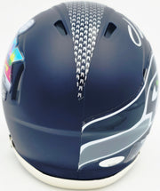 Julian Love Autographed Seattle Seahawks Blue Super Bowl LX Champions Logo Speed Mini Helmet MCS Holo Stock #265578