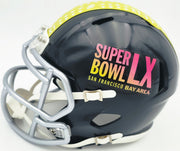 Julian Love Autographed Seattle Seahawks Black Super Bowl LX Logo Speed Mini Helmet MCS Holo Stock #265579