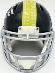 Julian Love Autographed Seattle Seahawks Black Super Bowl LX Logo Speed Mini Helmet MCS Holo Stock #265579