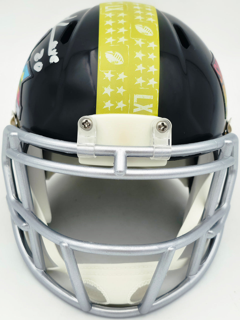 Julian Love Autographed Seattle Seahawks Black Super Bowl LX Logo Speed Mini Helmet MCS Holo Stock #265579
