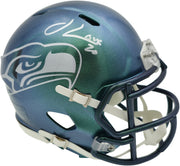 Julian Love Autographed Seattle Seahawks Rivalries Speed Mini Helmet MCS Holo Stock #265580