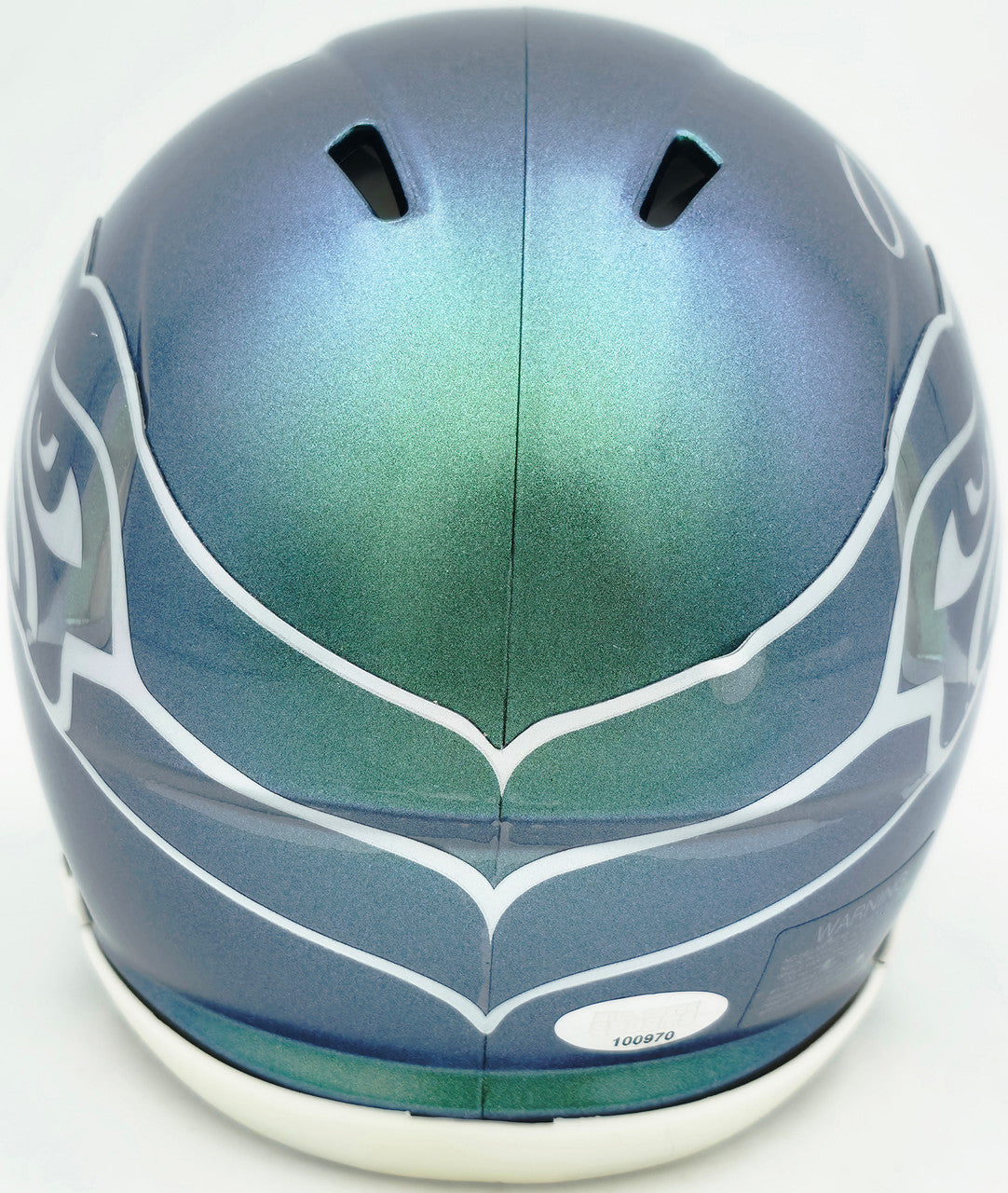 Julian Love Autographed Seattle Seahawks Rivalries Speed Mini Helmet MCS Holo Stock #265580