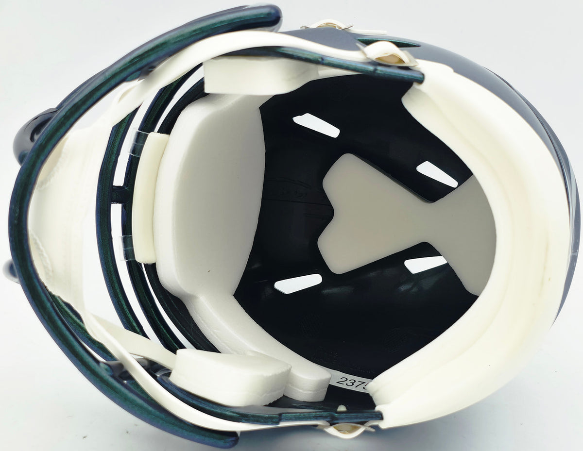 Julian Love Autographed Seattle Seahawks Rivalries Speed Mini Helmet MCS Holo Stock #265580