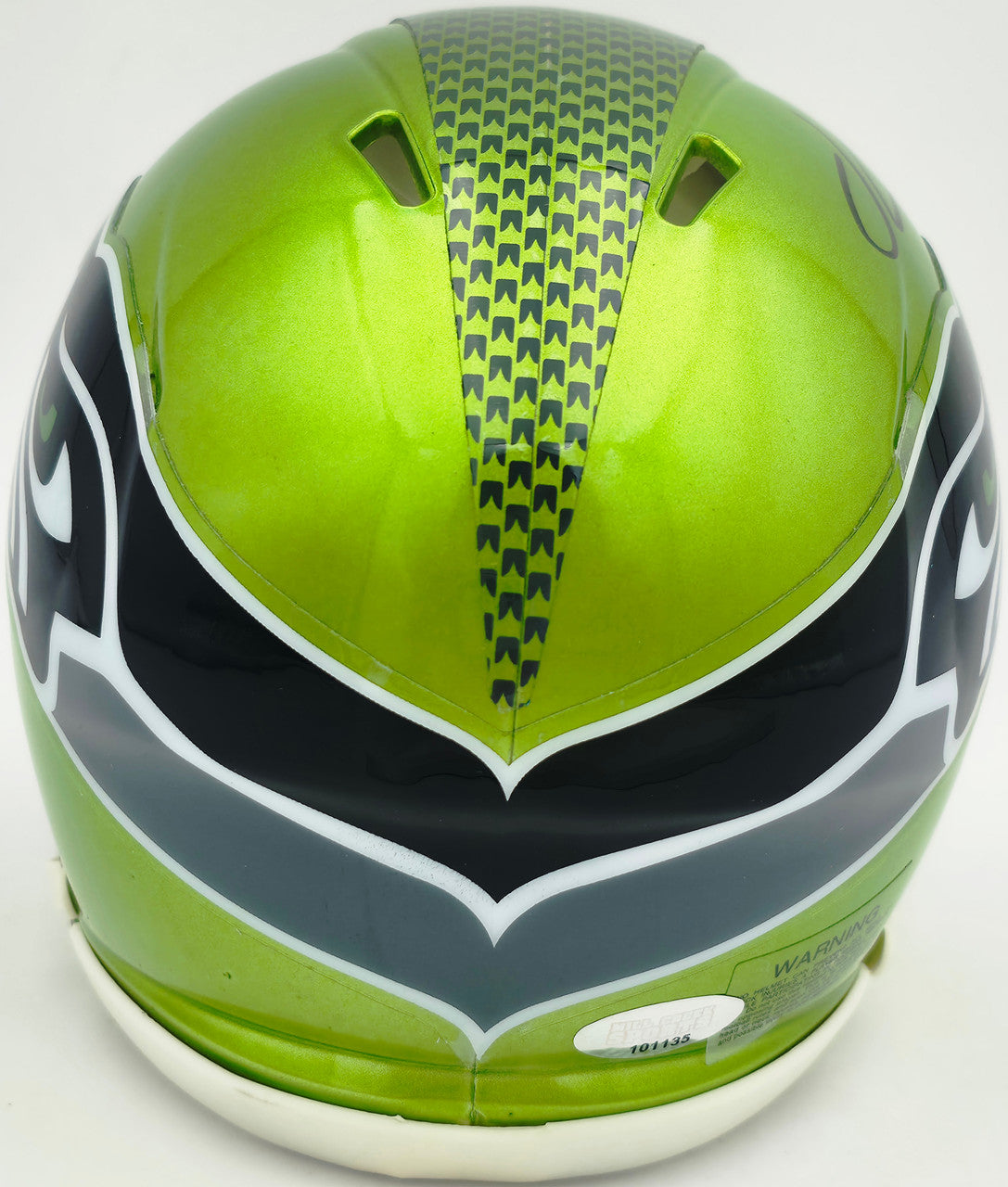 Julian Love Autographed Seattle Seahawks Flash Green Speed Mini Helmet MCS Holo Stock #265581