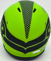 Julian Love Autographed Seattle Seahawks Rave Green Speed Mini Helmet MCS Holo Stock #265582