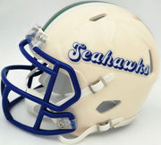 Julian Love Autographed Seattle Seahawks Cream Retro Speed Mini Helmet MCS Holo Stock #265583