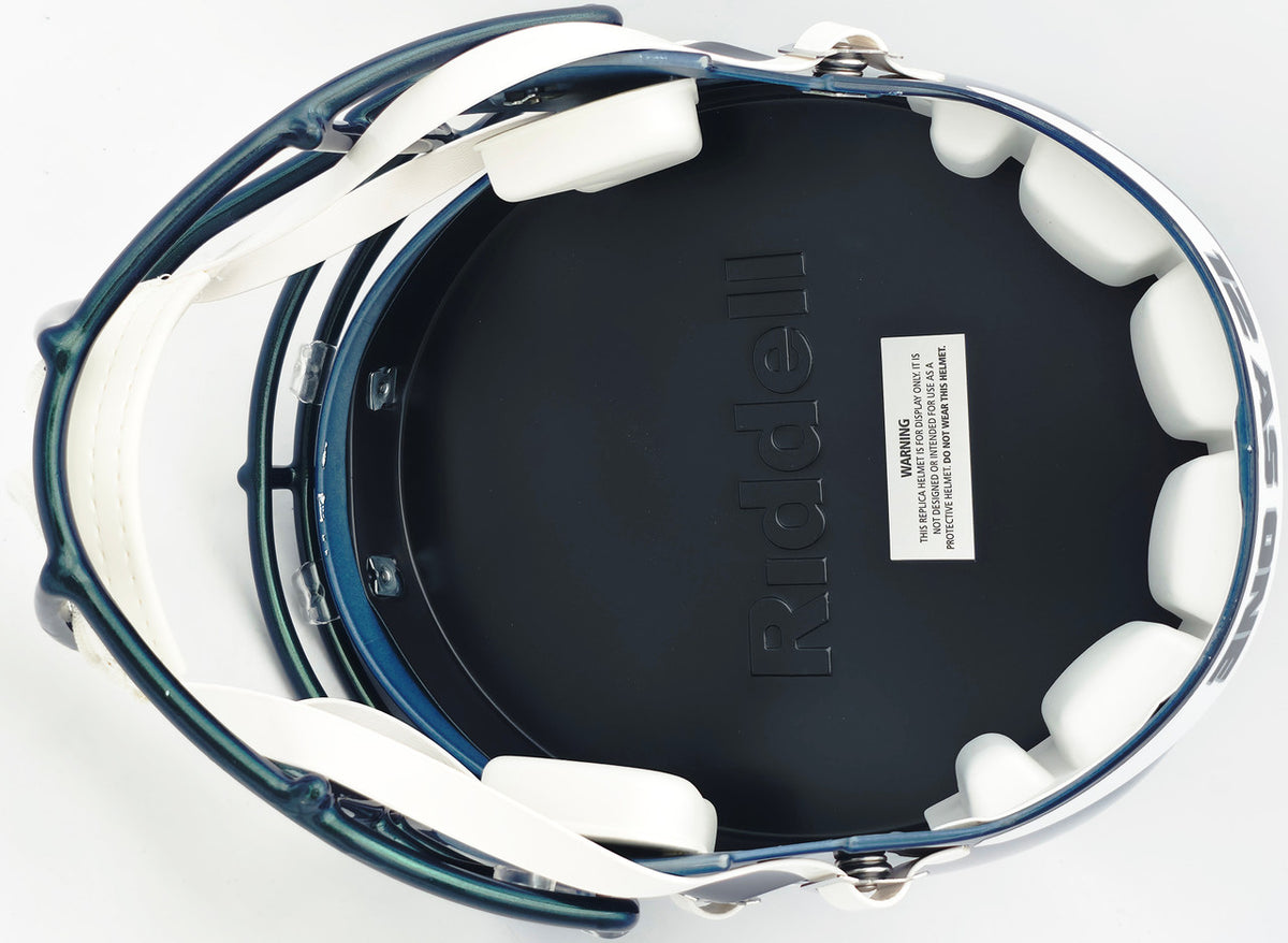 Rashid Shaheed Autographed Seattle Seahawks Rivalries Full Size Speed Replica Helmet "SB LX Champs" MCS Holo Stock #265549