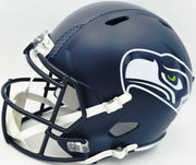 Rashid Shaheed Autographed Seattle Seahawks Blue Full Size Speed Replica Helmet "SB LX Champs" MCS Holo Stock #265550