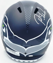 Rashid Shaheed Autographed Seattle Seahawks Blue Full Size Speed Replica Helmet "SB LX Champs" MCS Holo Stock #265550