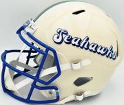 Rashid Shaheed Autographed Seattle Seahawks Cream Retro Full Size Speed Replica Helmet "SB LX Champs" MCS Holo Stock #265552