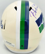 Rashid Shaheed Autographed Seattle Seahawks Cream Retro Full Size Speed Replica Helmet "SB LX Champs" MCS Holo Stock #265552