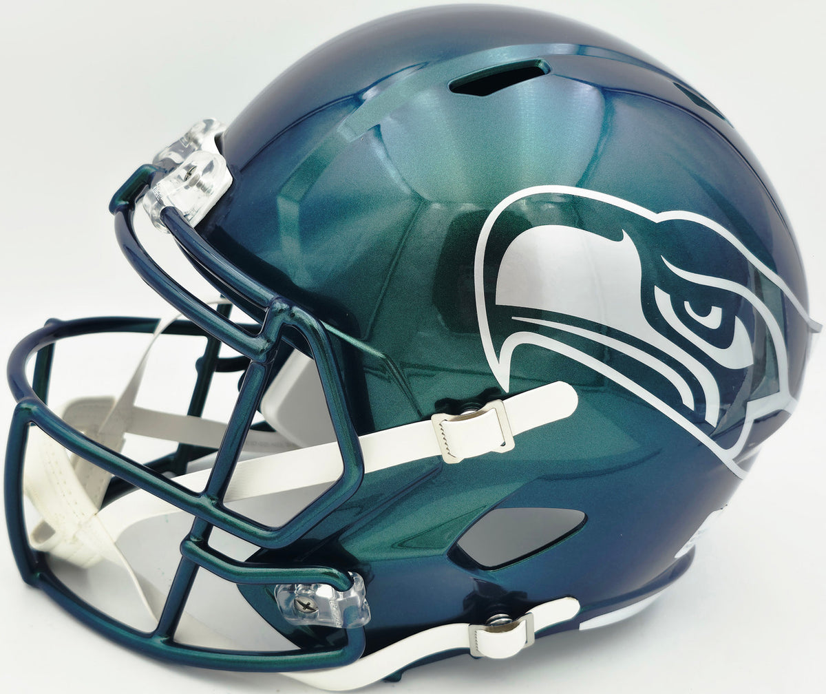 Julian Love Autographed Seattle Seahawks Rivalries Full Size Speed Replica Helmet "SB LX Champs" MCS Holo Stock #265573