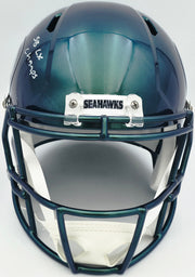 Julian Love Autographed Seattle Seahawks Rivalries Full Size Speed Replica Helmet "SB LX Champs" MCS Holo Stock #265573