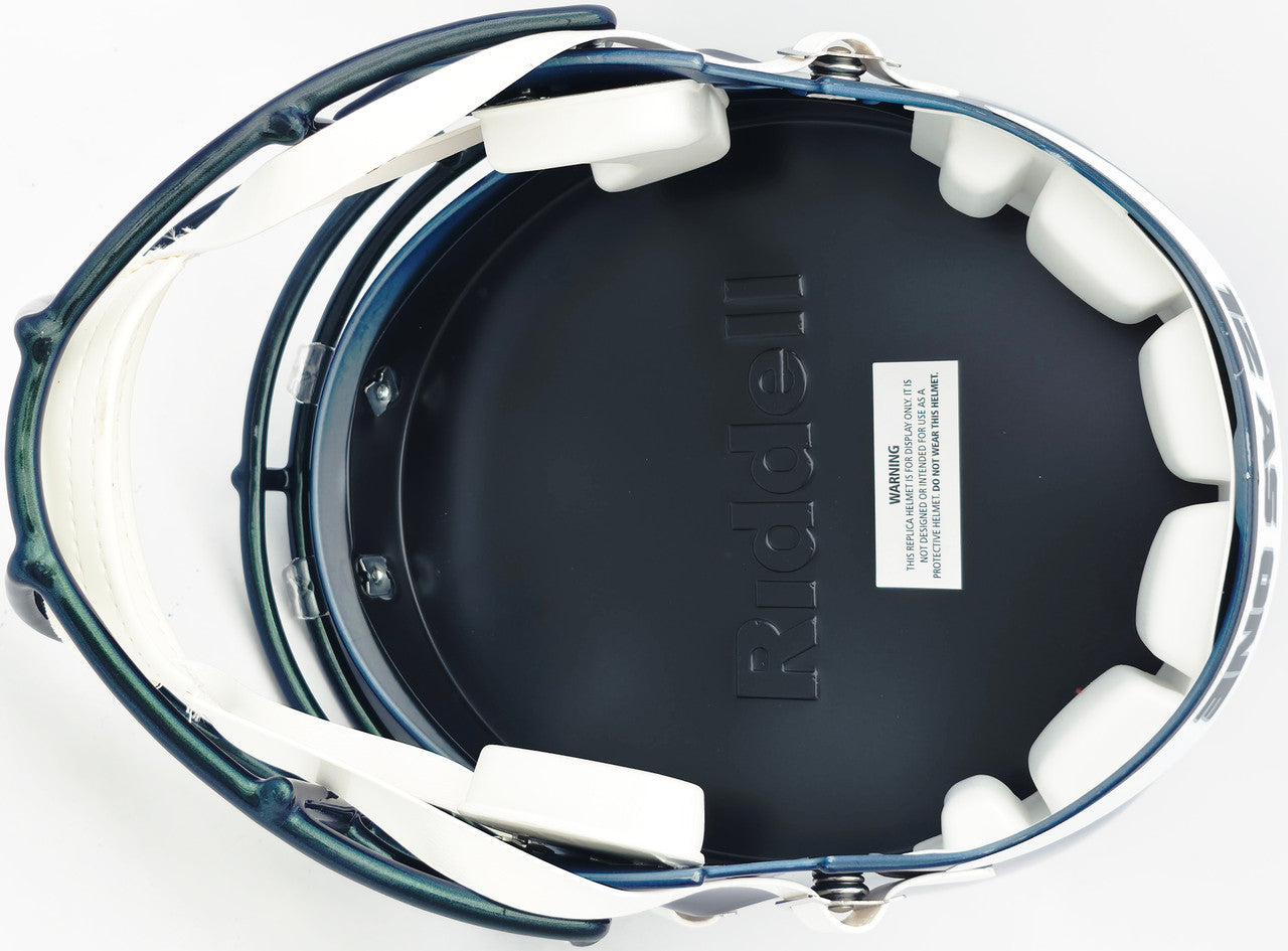 Julian Love Autographed Seattle Seahawks Rivalries Full Size Speed Replica Helmet "SB LX Champs" MCS Holo Stock #265573