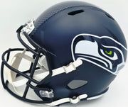 Julian Love Autographed Seattle Seahawks Blue Full Size Speed Replica Helmet "SB LX Champs" MCS Holo Stock #265574