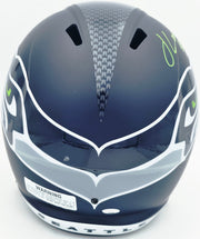 Julian Love Autographed Seattle Seahawks Blue Full Size Speed Replica Helmet "SB LX Champs" MCS Holo Stock #265574