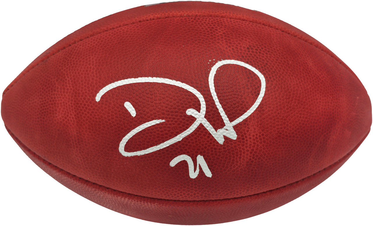 Devon Witherspoon Autographed Seattle Seahawks Official NFL Leather Super Bowl LX Logo Football MCS Holo Stock #265538