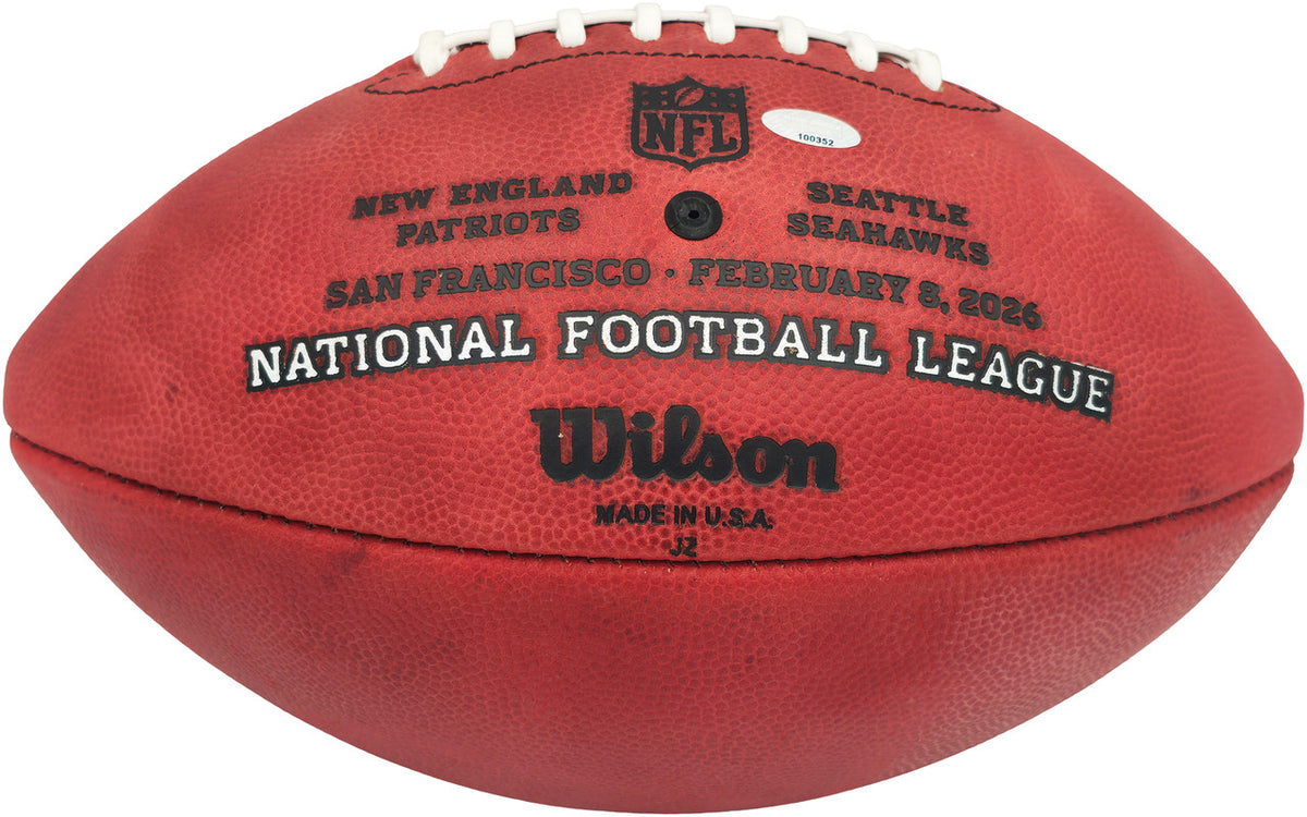Devon Witherspoon Autographed Seattle Seahawks Official NFL Leather Super Bowl LX Logo Football MCS Holo Stock #265538
